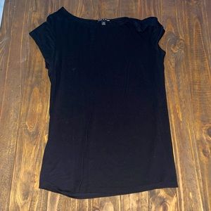 Cable & gauge black casual top